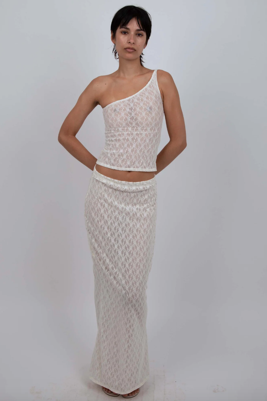 Buci Mermaid Skirt Deadstock White Lace