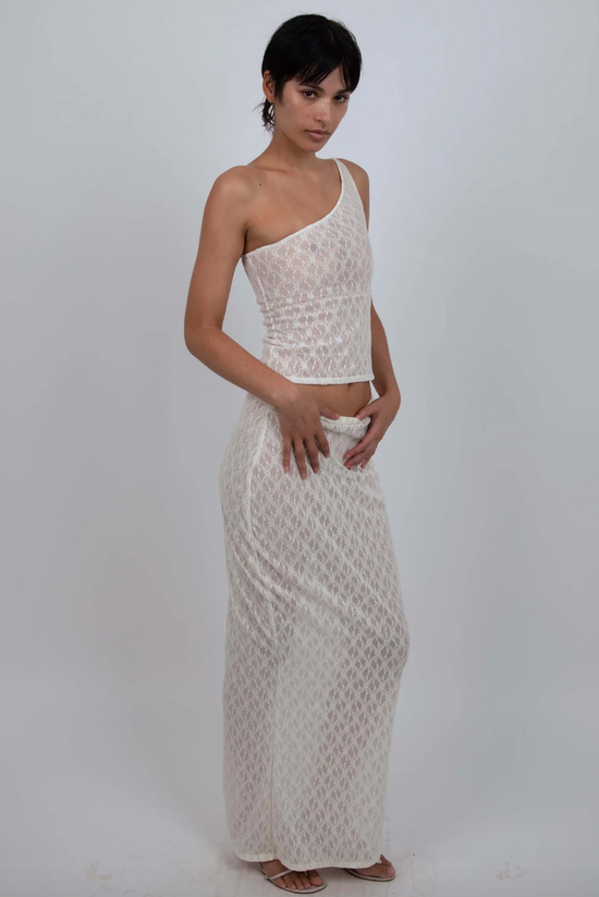 Buci Mermaid Skirt Deadstock White Lace