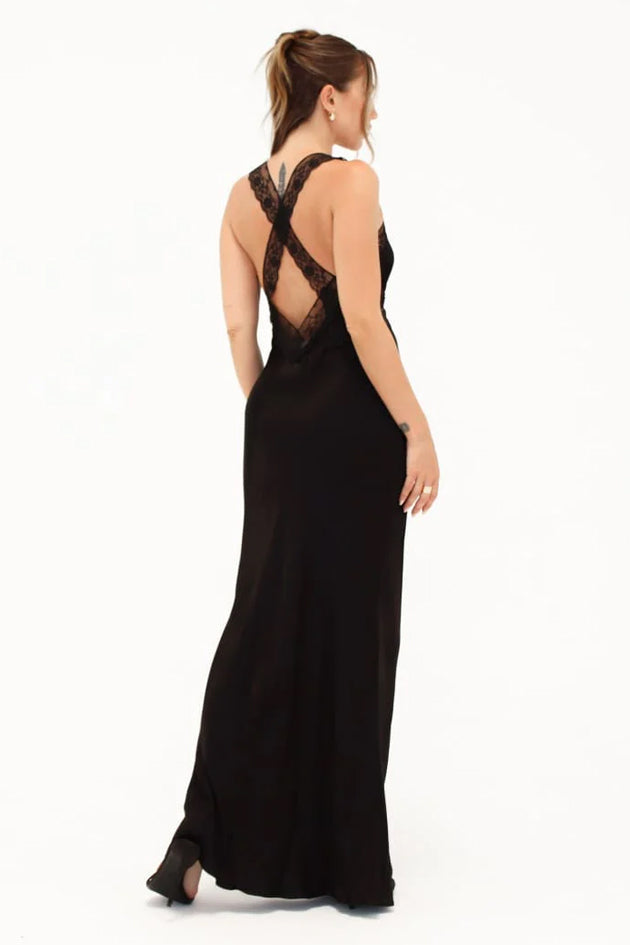 Rumored Crossroads Maxi Dress Back