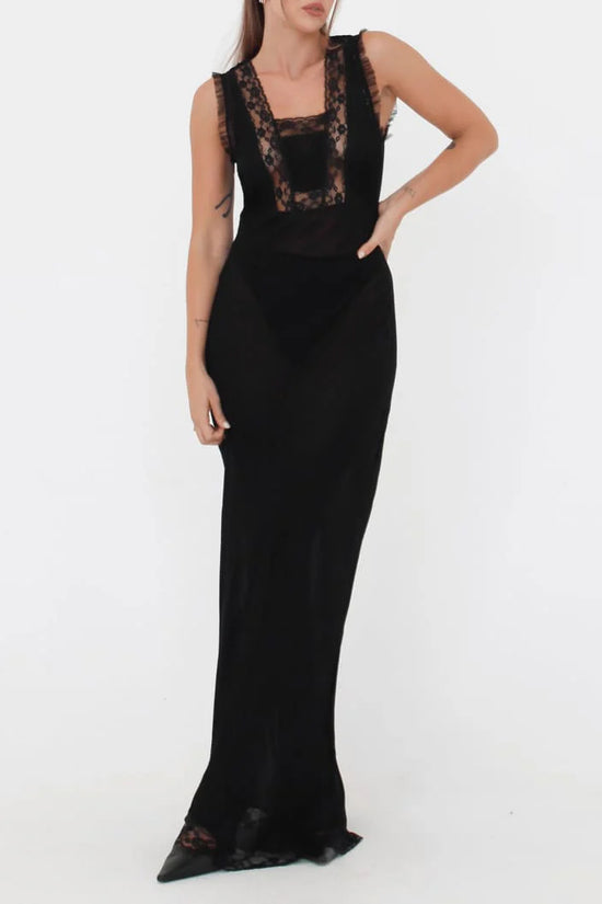 Rumored Duet Maxi Dress Black