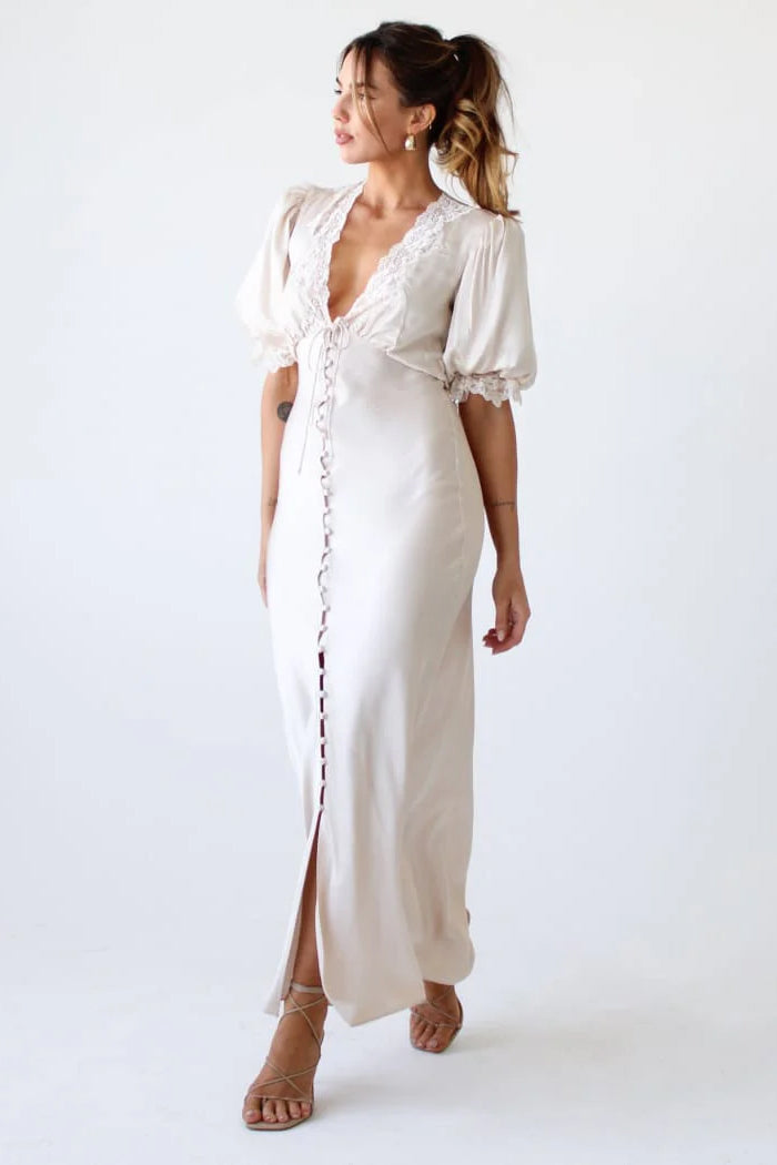 Rumored Honey Duster Maxi Dress Dove