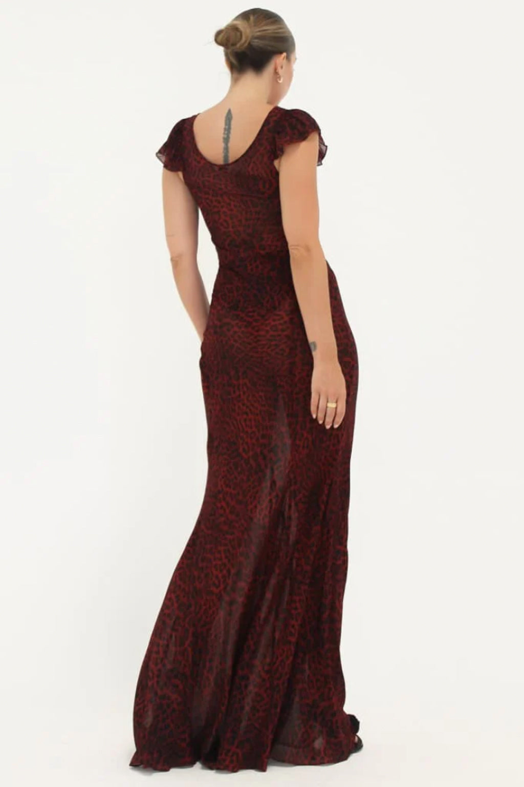 Rumored Rio Maxi Dress Crimson Fatale