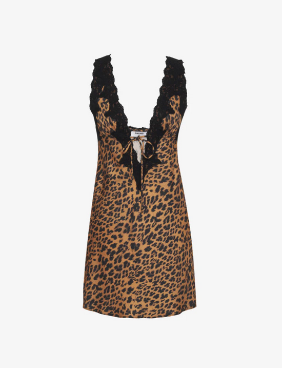 Rumored Venice Mini Dress Leopard