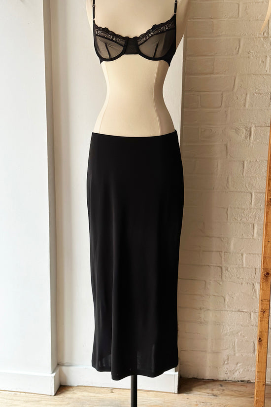 Vintage DKNY Black Stretch Maxi Skirt