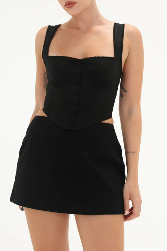 Rumored Antoinette Top Black