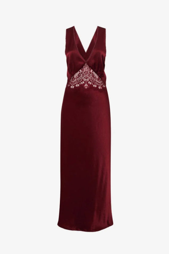 Rumored Vanity Midi Dress Merlot