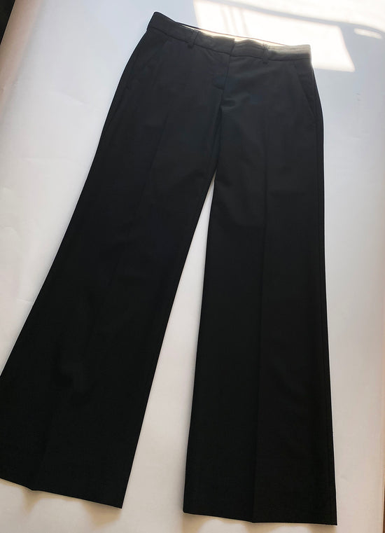LOW RISE TROUSERS / BLACK – FABRIC